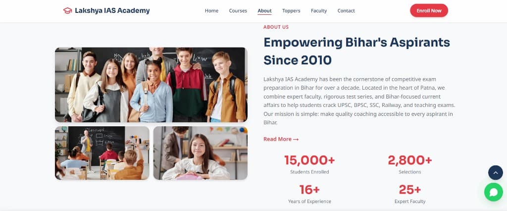 Student Coaching — COACHING website by NextWaveWebSolutions